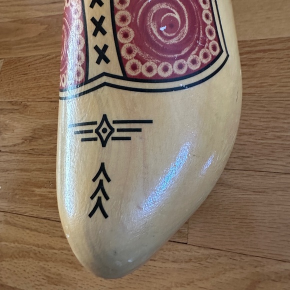 Dutch Wooden Clogs Shoes Holland Size Large - Picture 4 of 16